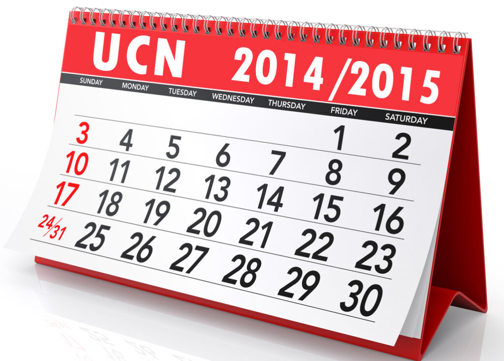 Calendario UCN 2014/2015
