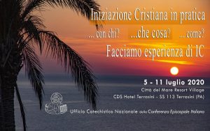 Percorso formativo sull'Iniziazione Cristiana - Terrasini, 5 - 11 luglio 2020